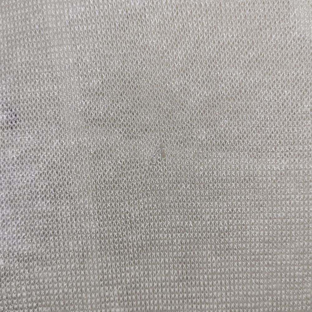 [SOLD]Vivienne Tam Cream Sheer Short-Sleeved Ruffle Tiered Knit Dress - Small - Picture 6 of 8